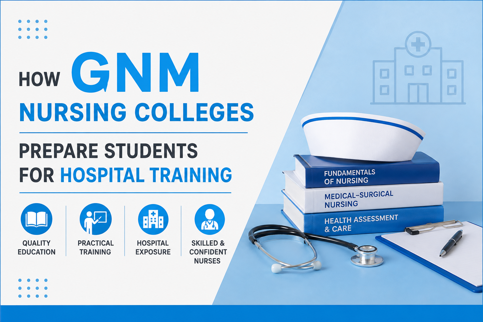 How GNM Nursing Colleges Prepare Students for Hospital Training